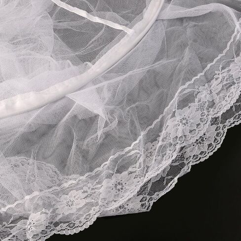 Toyvian سرير كانوبي صافي مع توهج في الظلام النجوم، شبكة سميكة معلقة السرير مظلة سهلة التركيب شبكة للمنزل غرفة الأطفال (أبيض) in Kuwait