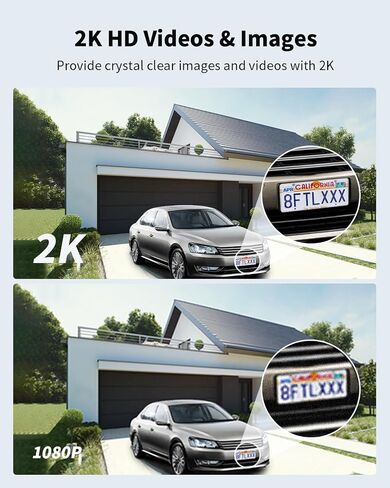 LIWAN Wireless Solar Security Cameras, 2K Outdoor WiFi Camera for Home Surveillance, 360° PTZ Battery Powered Cam with Color Night Vision, PIR Motion Sensor, 2-Way Audio in Saudi Arabia