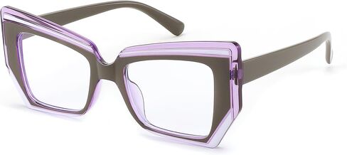 FEISEDY Cat Eye Frame Glasses for Women Men Blue Light Blocking Glasses Anti Glare Computer Eyeglasses B9125 in Kuwait