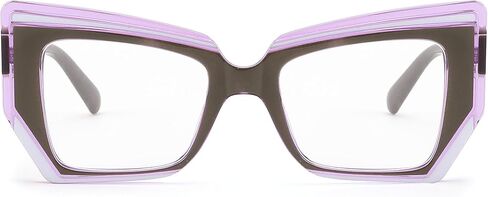 FEISEDY Cat Eye Frame Glasses for Women Men Blue Light Blocking Glasses Anti Glare Computer Eyeglasses B9125 in Kuwait