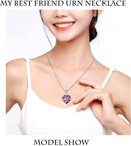Cremation Jewelry for Ashes for Dog Cat Waterproof Pet Memorial Urn Pendant Necklace for Ashes in Kuwait