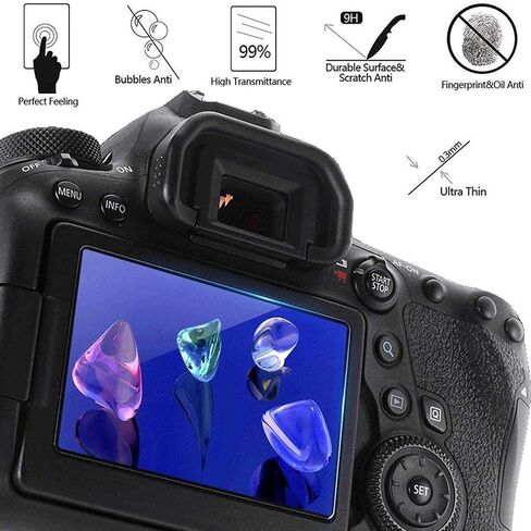 واقي شاشة PCTC X-S10 لـ Fujifilm X-S10 X-T30 X-T20 X-T10 X-F10 X-E3 X-T100 X-A1 X-A2 X-M1 【ليس لكاميرا X-S20】، 0.3 مم 9H شاشة زجاجية مقواة فائقة الوضوح ومضادة للخدش (3 عبوات) in Saudi Arabia