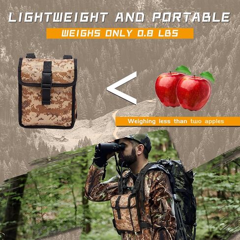 NEW VIEW Camo Binocular Harness Chest Pack for Bird Watching Hunting Hiking Shooting, Holds Rangefinder, Lightweigh Adjustable Bino Harness for Boys & Girls in Saudi Arabia