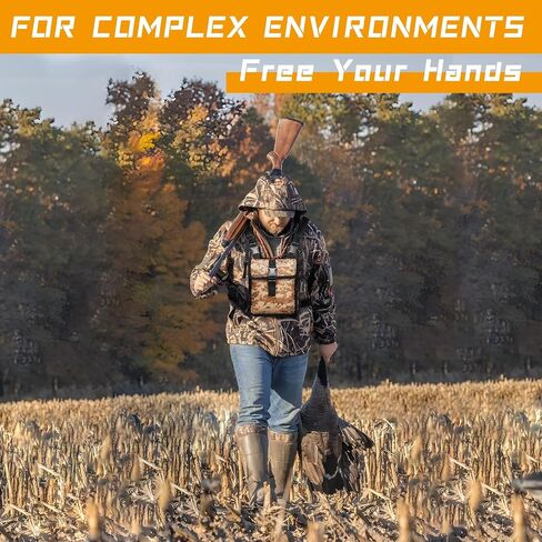 NEW VIEW Camo Binocular Harness Chest Pack for Bird Watching Hunting Hiking Shooting, Holds Rangefinder, Lightweigh Adjustable Bino Harness for Boys & Girls in Saudi Arabia
