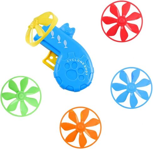 18 قطعة من ألعاب جلب القطط، ألعاب تفاعلية للحيوانات الأليفة، ألعاب تتبع تتبع القطط مع 5 ألوان مراوح طائرة للقطط الصغيرة ومطاردة الحيوانات الأليفة وتدريب الصيد وممارسة الرياضة in Kuwait