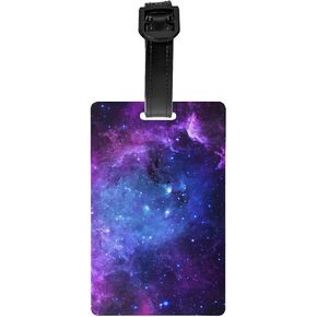 Cute Cat Pink Luggage Tags for Suitcase Travel Baggage Bag Tag Backpack Name ID Identifier Labels with Adjustable Strap for Women Men Kids