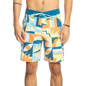Quiksilver Men's Standard Surfsilk Washed Sessions 18 Boardshort Swim Trunk