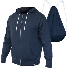 Quikflip 2-in-1 Reversible Backpack Hoodie (As Seen on SHARK TANK) Unisex Full-Zip Hero Hoodie Lite