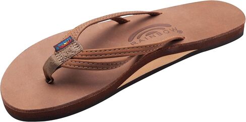 Rainbow Sandals Ladies The Sand Piper Luxury Leather - Single Layer Arch w/Double Narrow 1/3" Strap in Saudi Arabia