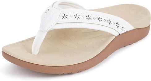Joomra Women's Flip Flops Arch Support Orthotic Thong Sandals in Kuwait