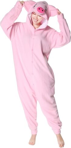 WOTOGOLD Animal Cosplay Costume Pig Unisex Adult Pajamas in Saudi Arabia