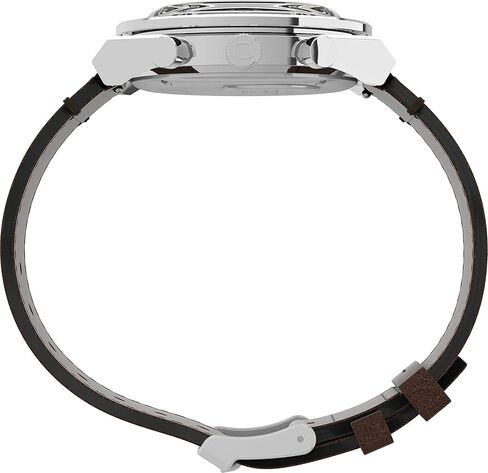 Q Timex Men's 40mm Watch – Black Dial Silver-Tone Case Black Bracelet in Saudi Arabia