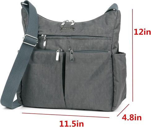 MHCNLL Anti Theft Crossbody Purse RFID Women Nylon Waterproof Lightweight Shoulder Bag in Saudi Arabia