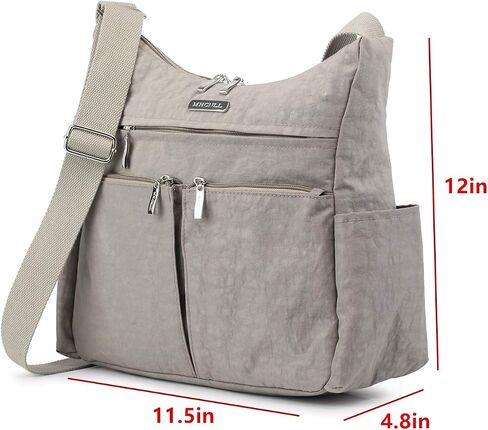 MHCNLL Anti Theft Crossbody Purse RFID Women Nylon Waterproof Lightweight Shoulder Bag in Saudi Arabia