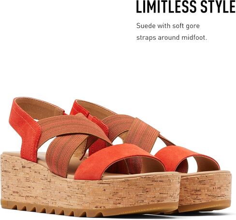 صندل نسائي من Sorel Cameron Flatform Slingback in Kuwait