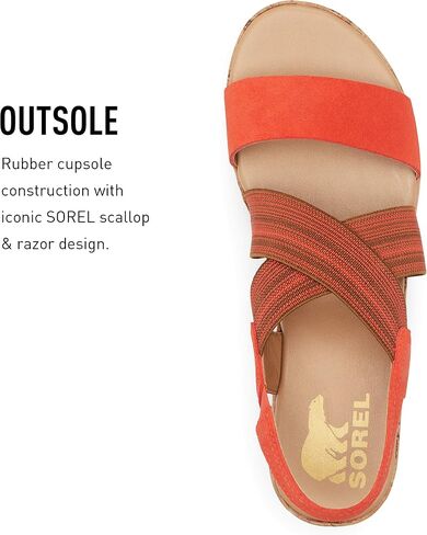 صندل نسائي من Sorel Cameron Flatform Slingback in Kuwait
