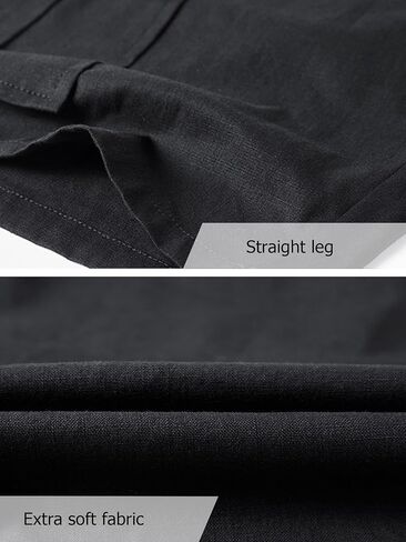 Vcansion Men's Casual Cotton Loose Fit Lightweight Multi-Pockets Cargo Shorts in Kuwait