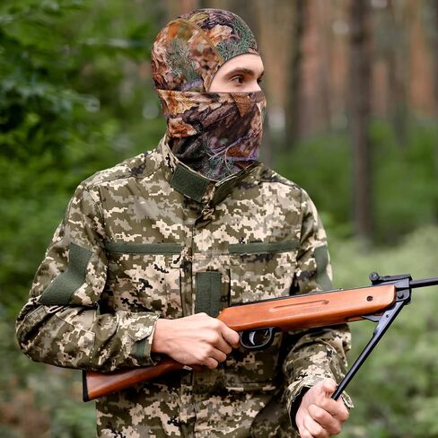 3 قطع من أقنعة الوجه بالاكلافا قناع الصيد أقنعة مموهة للرجال والنساء والكبار للصيد والألعاب العسكرية والمشي لمسافات طويلة والأنشطة الخارجية in Kuwait
