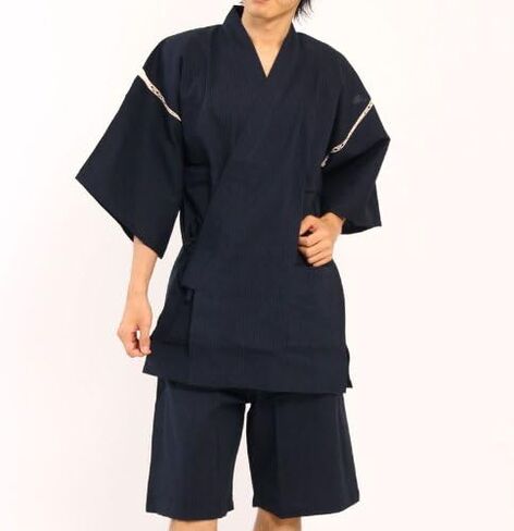 Edoten Japan Cool Summer 100% Cotton Jimbe Original Printing Mens in Kuwait