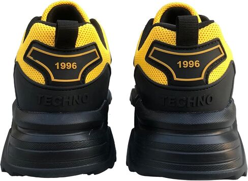 DAVESHOES Mamba 24 Mens Wide Walking Shoes Height Increasing Luxury Mech Sneakers with Latex Insoles Mens Platform Shoes Hiptop Black Running Sport Shoes Male in Saudi Arabia