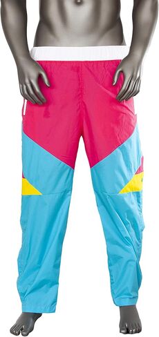 Funny Guy Mugs Tear Away Pull On Pants - Post-Surgery Snap Button Tearaway Elastic Waist Pants - Retro Windbreaker Pants in Kuwait