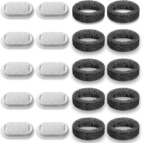 KuangBiao 10-Pack Filters Replacement, Compatible with Tomxcute 108oz/3.2L pet Fountain,for Petlibro 67oz/2L Stainless Steel cat Water Fountain with Sponges in Kuwait