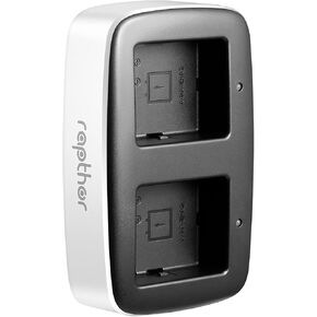 محطة شحن مزدوجة Rapthor، متوافقة مع Arlo Pro/Pro 2 / Arlo Go Security Camera شاحن بطارية قابل لإعادة الشحن مع كابل USB من النوع C in Kuwait