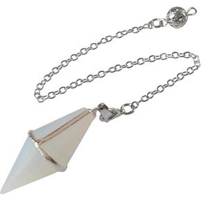 EDEN'S CALL 12 Facet Healing Black Obsidian Crystal Pendulum for Dowsing Divination Reiki Energy Stone Point Pendant Pendulum for Wicca Spiritual Meditation