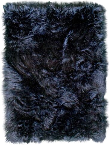 Super Area Rugs Ultra Soft & Fluffy Faux Sheepskin Rug, Gray 2 x 3 Feet Carpet for Bedroom Living Room in Saudi Arabia