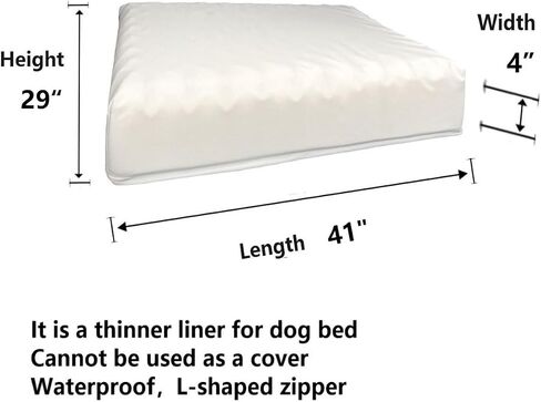Dog Bed Waterproof Liner with Zipper Replacement 36 x 27 Inch in Saudi Arabia