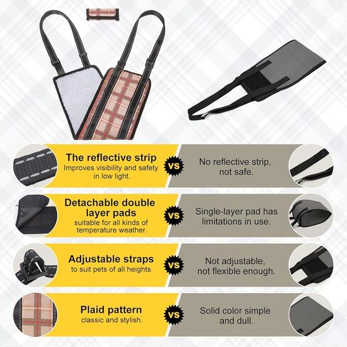 سرج مساعدة رفع الكلاب من بيوتيزو للساق الخلفية الخلفية، حامل حبال للكلاب الصغيرة والمتوسطة والكبيرة الحجم - إعادة تأهيل دعم الورك للأرجل الخلفية المعاقين والكلاب المصابة، مساعدة الكلاب، محمول in Kuwait