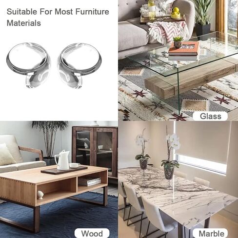 24 Pack Corner Protector for Baby, Corner Guards, Clear Table Corner Protector Guards, Edge Safety Bumpers for Furniture Against Sharp Corners, Keep Child Safe in Kuwait