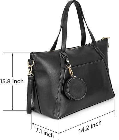Minsong Fashion Leather Diaper Backpack Purse for Women, Mommy Bag for Baby Boys Girls with Changing Pad Stroller Straps in Kuwait