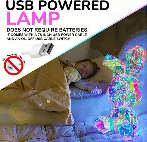 In His Name LED Unicorn Night Light for Girls & Kids - Colorful Magical Lamp for Girls Room - Premium Bedside Lamp & Cute Night Light for Toddlers - Unique Teen Display Gifts Spring Summer Decor in Saudi Arabia