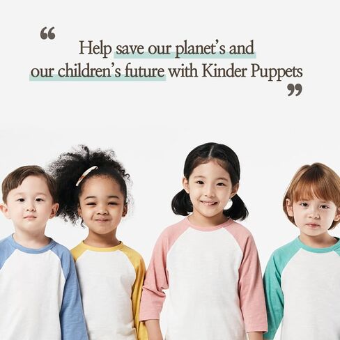 Kinder Puppets Korean Baby Shampoo & Bath with Natural Surfactants | Gentle Wash for Eczema, Cradle Cap, Dry & Sensitive Skin | Tear-Free | Newborns Infants Toddlers Kids, 11.2 Fl. Oz in Saudi Arabia