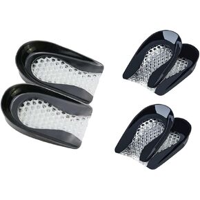 2 Pairs Honeycomb Sport Shock Absorbing Lightweight Gel Heel Cups for Kid's with Sensitive Heels, Heel Spurs, Plantar Fasciitis, or Ankle Pain in Kuwait