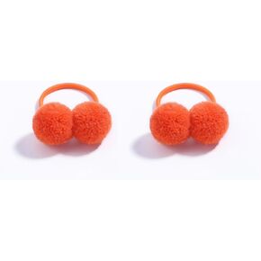 Baby Hair Ties for Girls, Soft Hair Bands Small Ball Ponytail Holders Pom Pom Hair Accessories for Baby Infants Toddlers Little Girls (yellow) in Saudi Arabia