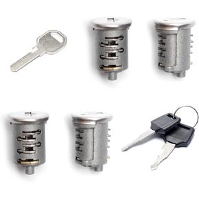 Lock Cylinders 4 Pack Replacement for Yakima SKS Car Rack System Components Lockable Accessories Lock Cylinders, Includes 4 Cylinders Cores, 2 Opening Keys and 1 Control Key in Kuwait