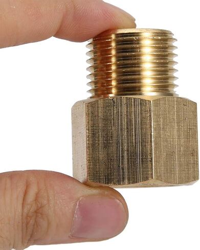 محول خزان اسطوانة ثاني أكسيد الكربون W21.8 إلى CGA320 لخزان حوض السمك، 1.1 بوصة in Kuwait