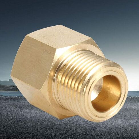 محول خزان اسطوانة ثاني أكسيد الكربون W21.8 إلى CGA320 لخزان حوض السمك، 1.1 بوصة in Kuwait