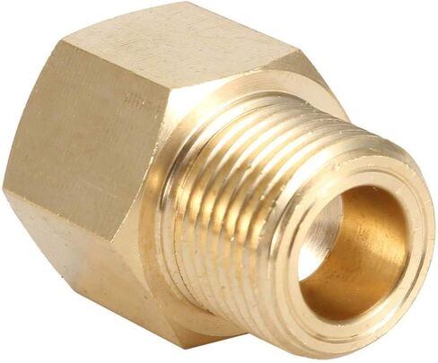 محول خزان اسطوانة ثاني أكسيد الكربون W21.8 إلى CGA320 لخزان حوض السمك، 1.1 بوصة in Kuwait