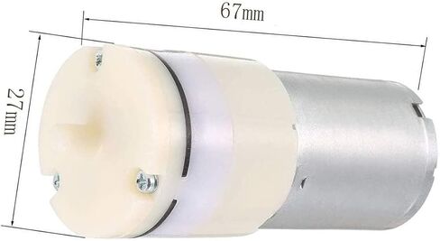 DC 12V Aquarium Fish Tank Oxygen Circulate Mini Air Pump Motor，for 370 Micro Air Pump for Sphygmomanometer Massager - (1 PCS) in Saudi Arabia