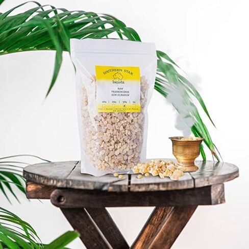 راتنج اللبان الأصلي من Southern Star - اللبان الطبيعي الفاخر بنسبة 100% من اليونان، أحجار البخور التقليدية المصنوعة يدويًا للعلاج بالروائح والتأمل والاحتفالات الدينية واليوجا، 250 جم in Kuwait