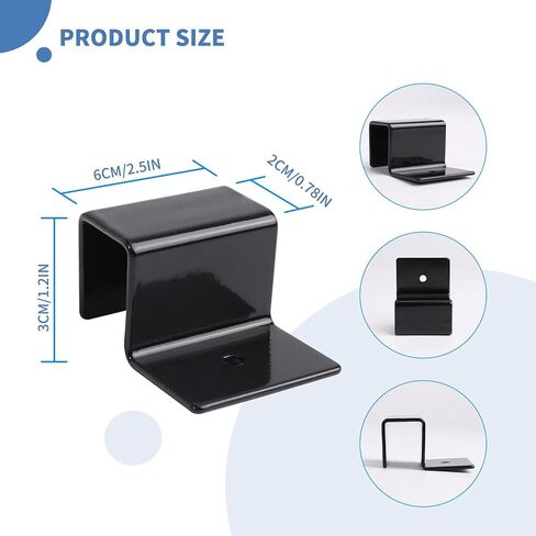 ملحقات تقوية مرساة تثبيت الأرضية من Yohong Baby Gate، حماية أقدام داعمة لبوابة الحيوانات الأليفة، مجموعة من 4 قطع، تصميم بسمك 0.78 بوصة، اختيار جيد لتعزيز بوابة الكلاب in Kuwait