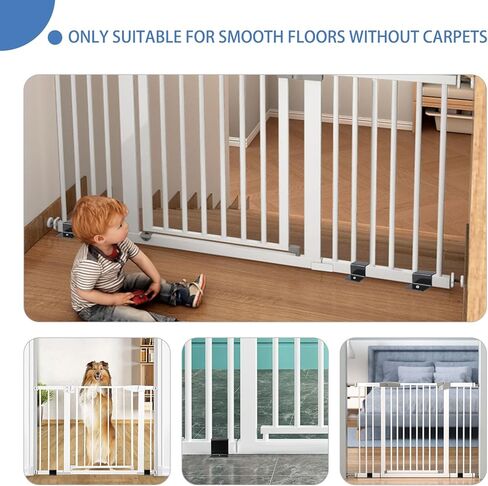 ملحقات تقوية مرساة تثبيت الأرضية من Yohong Baby Gate، حماية أقدام داعمة لبوابة الحيوانات الأليفة، مجموعة من 4 قطع، تصميم بسمك 0.78 بوصة، اختيار جيد لتعزيز بوابة الكلاب in Kuwait