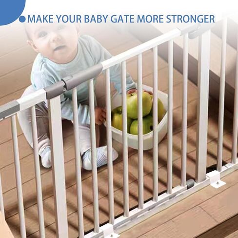 Yohong Baby Gate Floor Anchor Stabilizer Reinforcement Accessories, Support Feet Protecter for Pet Gate, Set of 4 Pcs, Design for 0.78 inches Thickness, Good Choice for Reinforcing Dog Gate in Saudi Arabia