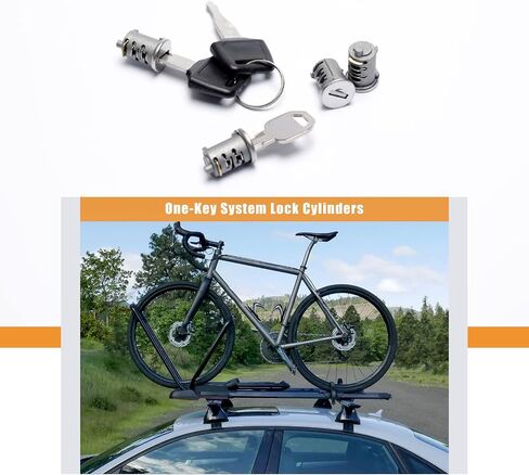 Lock Cylinders 4 Pack Replacement for Yakima SKS Car Rack System Components Lockable Accessories Lock Cylinders, Includes 4 Cylinders Cores, 2 Opening Keys and 1 Control Key in Saudi Arabia