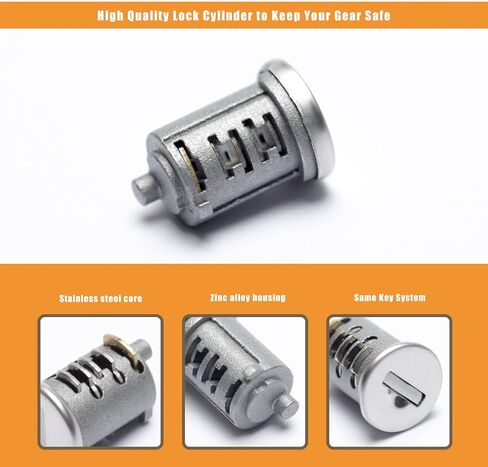 Lock Cylinders 4 Pack Replacement for Yakima SKS Car Rack System Components Lockable Accessories Lock Cylinders, Includes 4 Cylinders Cores, 2 Opening Keys and 1 Control Key in Saudi Arabia