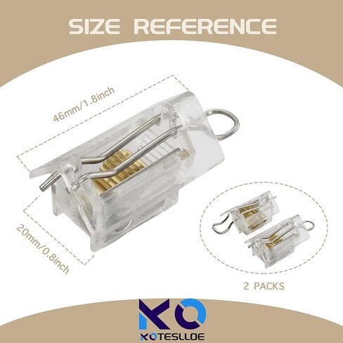 مجموعة اقفال اسلاك الستائر الرومانية من كوتسلو مكونة من قطعتين من اقفال الاسلاك العمياء والامالة للستائر الفينيسية مقاس 1 انش، قفل امان للحبل العمياء يحمل ما يصل الى 3 اسلاك ومكونات ستائر النوافذ in Kuwait