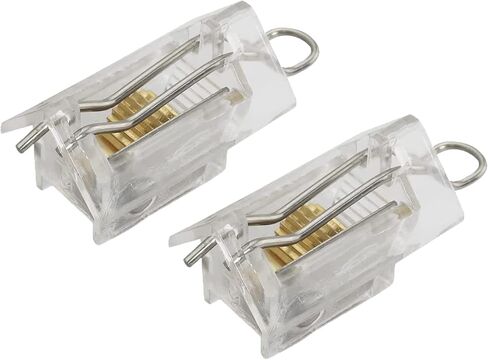 مجموعة اقفال اسلاك الستائر الرومانية من كوتسلو مكونة من قطعتين من اقفال الاسلاك العمياء والامالة للستائر الفينيسية مقاس 1 انش، قفل امان للحبل العمياء يحمل ما يصل الى 3 اسلاك ومكونات ستائر النوافذ in Kuwait